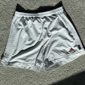 Adidas Women's White Athletic Shorts